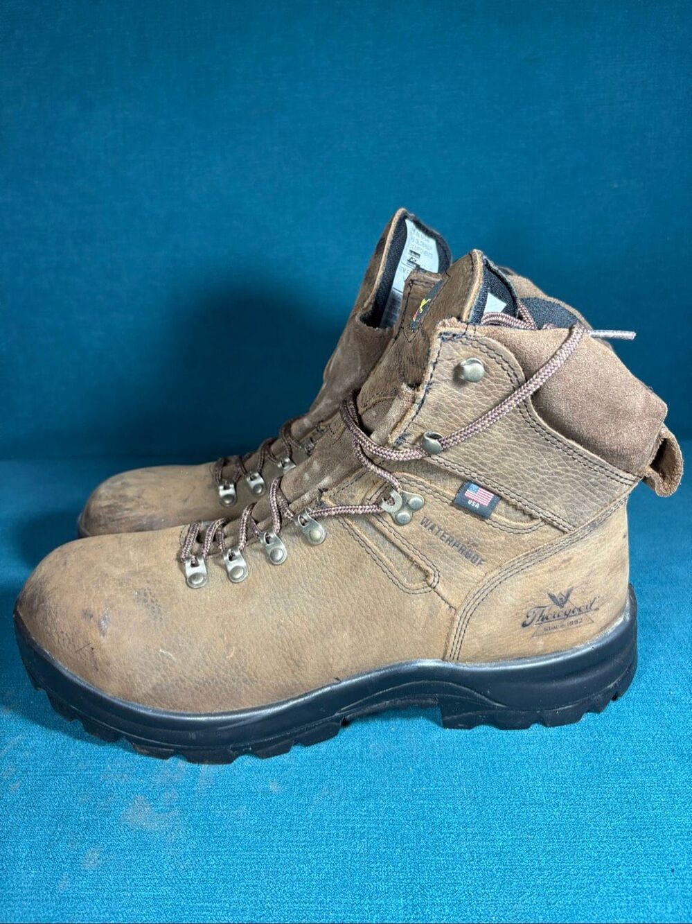 Thorogood Infinity FD 6" Mens Size 12 D Waterproof Comp Toe Work Boots 804-3365